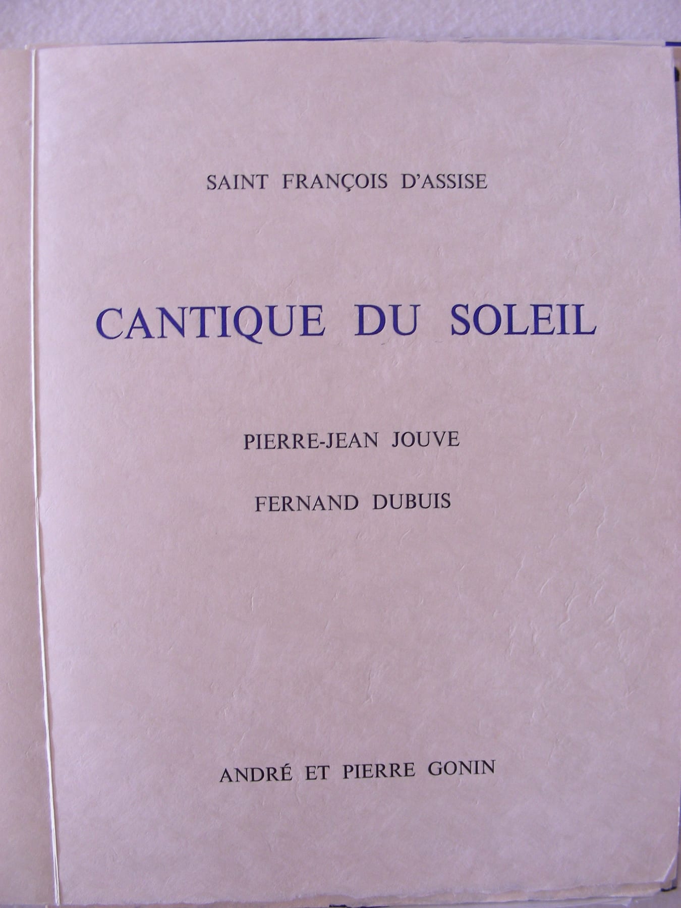 Cantique du soleil