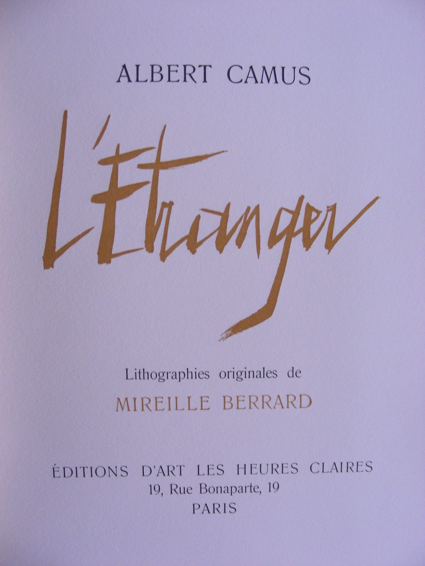 L'Etranger