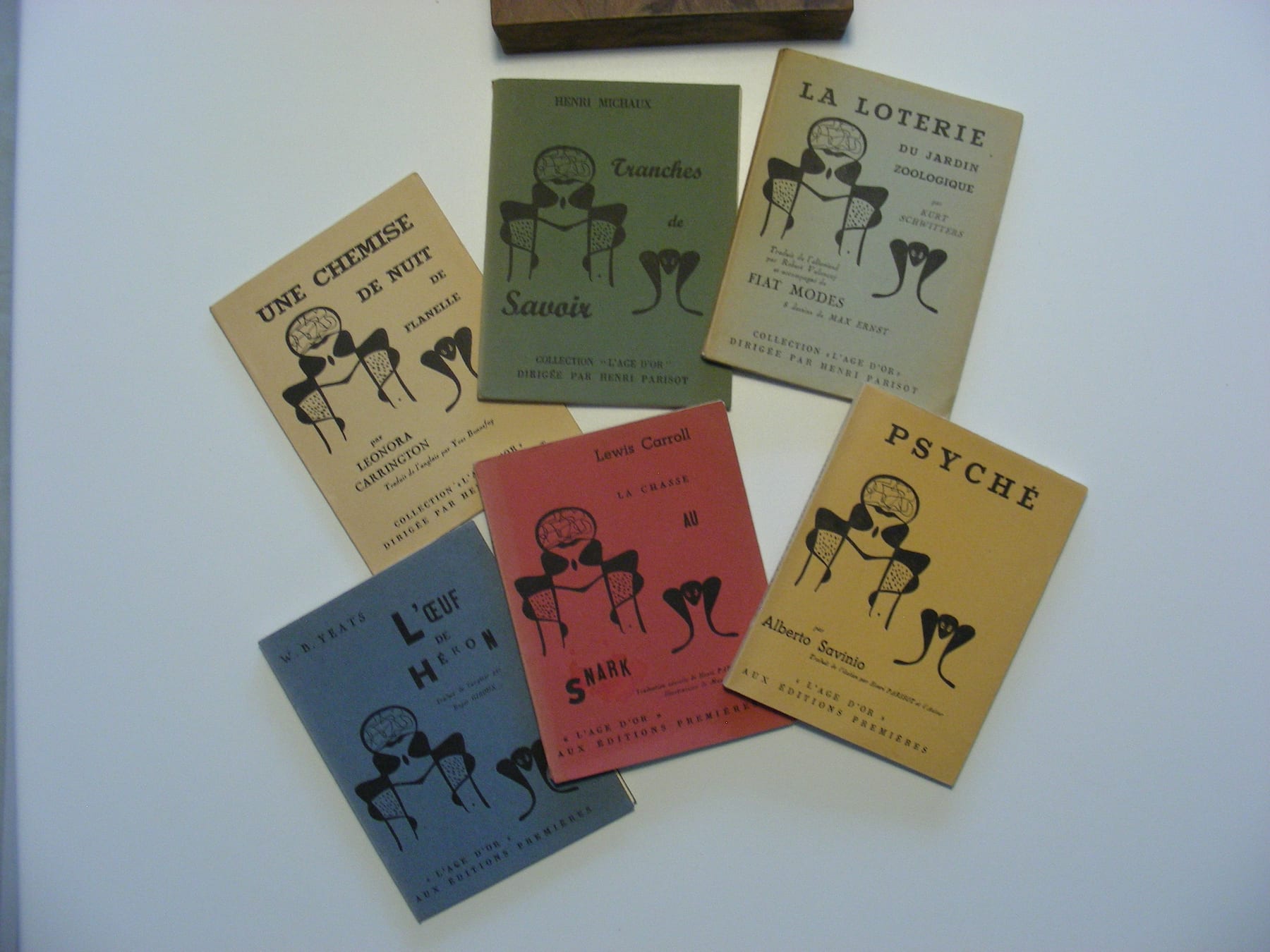Une Chemise de Nuit, La Chasse au Snark, Tranches de Savoir, Psyché, La Loterie du Jardin zoologique, L'Œuf du Héron