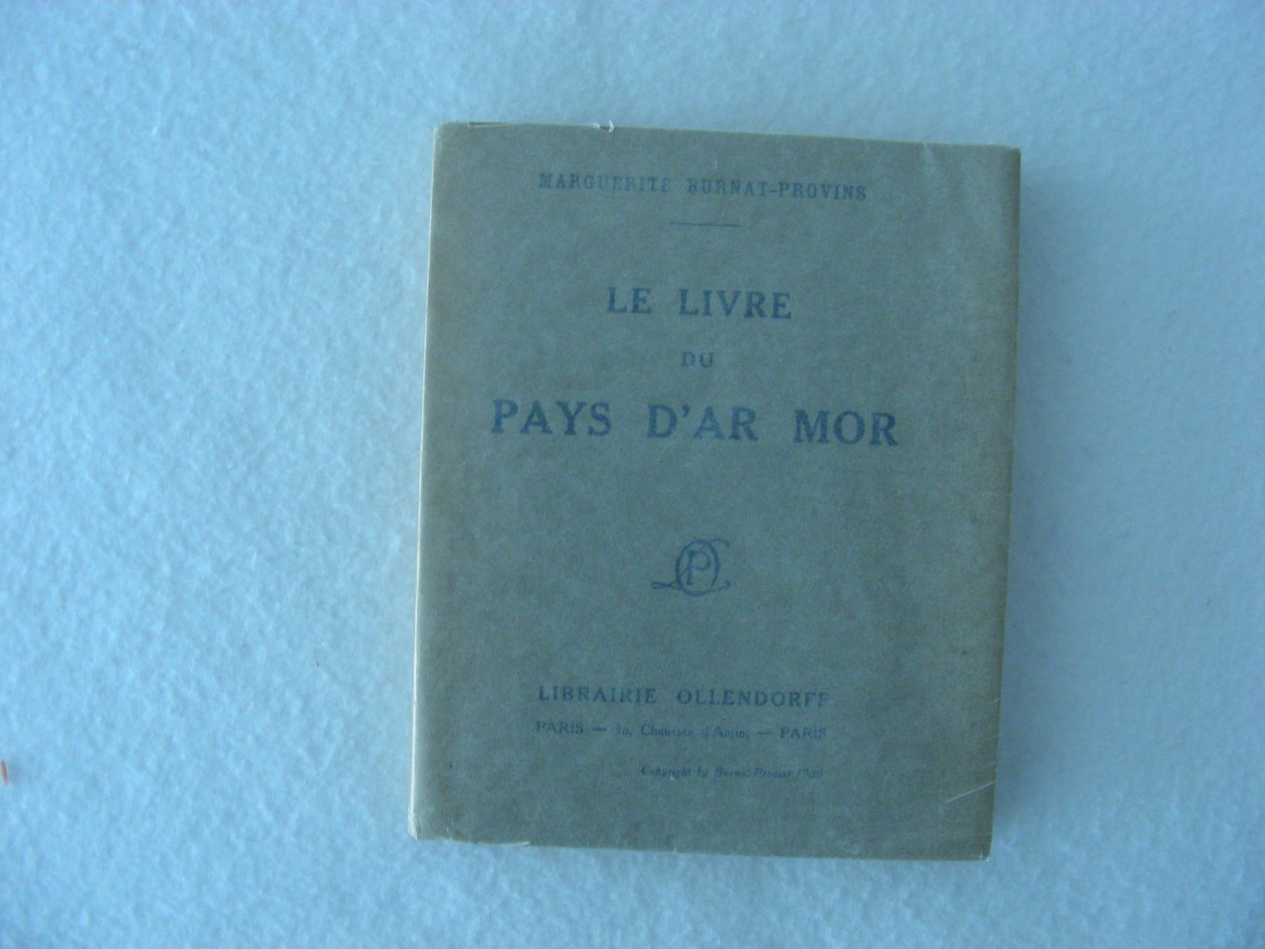 Le livre du pays d'Ar Mor